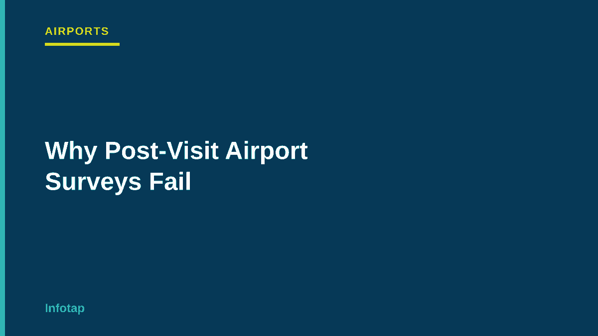 Why Post-Visit Airport Surveys Fail (and What Replaces Them)